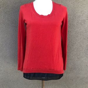 - Kenneth Cole NewYork women’s red sweater …